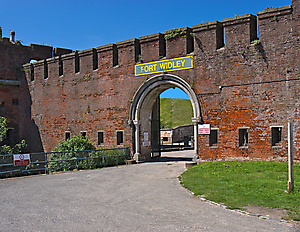 Main entrance to Fort Widley