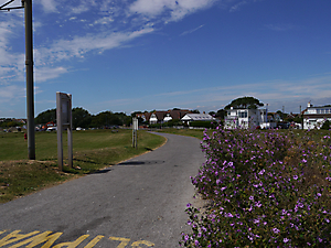 Road from the car park to Selsey Public Slipway